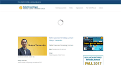 Desktop Screenshot of nobelprizemedicine.org